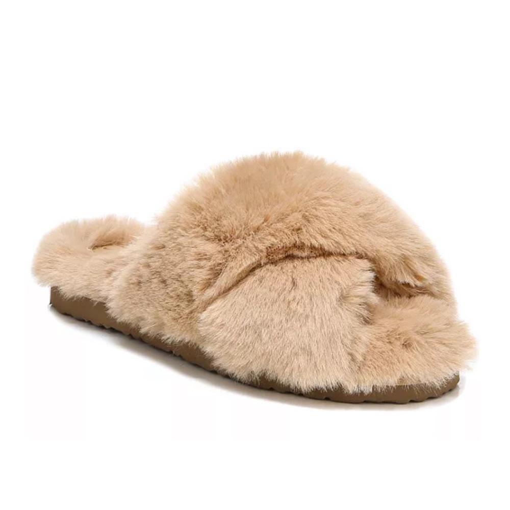SAM EDELMAN JEANE FLUFFY SLIPPERS